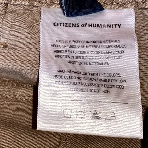 Citizens of Humanity Womens Paloma Utility Trouser Pants Khaki Classic Sz 26 NWT - Picture 10 of 11